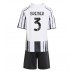 Maillot de foot Juventus Gleison Bremer #3 Domicile vêtements enfant 2025-26 Manches Courtes (+ pantalon court)
